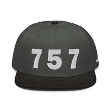 Load image into Gallery viewer, 757 Area Code Snapback Hat