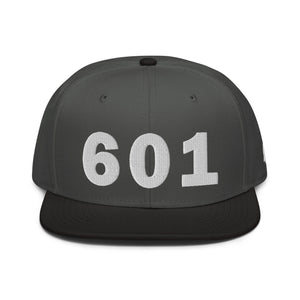 601 Area Code Snapback Hat