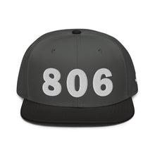 Load image into Gallery viewer, 806 Area Code Snapback Hat