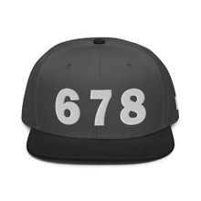 Load image into Gallery viewer, 678 Area Code Snapback Hat