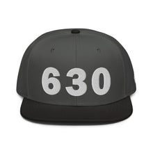 Load image into Gallery viewer, 630 Area Code Snapback Hat