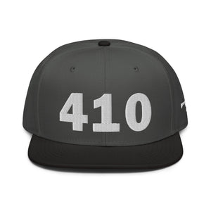 410 Area Code Snapback Hat