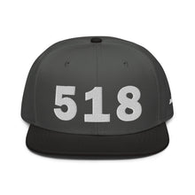 Load image into Gallery viewer, 518 Area Code Snapback Hat