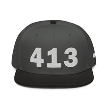 Load image into Gallery viewer, 413 Area Code Snapback Hat