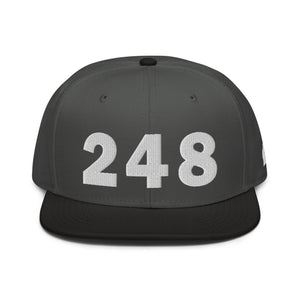 248 Area Code Snapback Hat