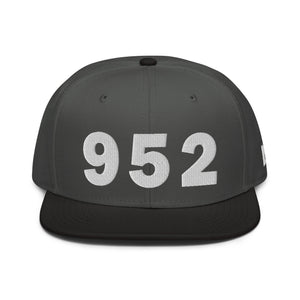 952 Area Code Snapback Hat