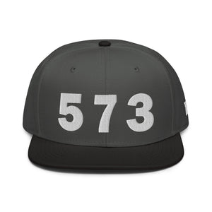 573 Area Code Snapback Hat