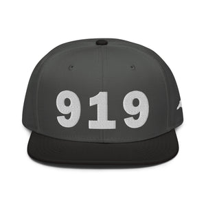 919 Area Code Snapback Hat
