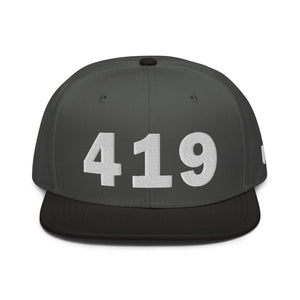 419 Area Code Snapback Hat