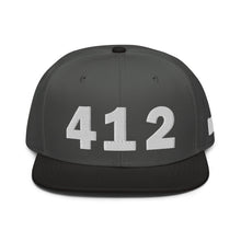 Load image into Gallery viewer, 412 Area Code Snapback Hat