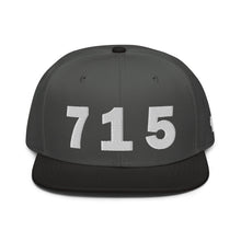 Load image into Gallery viewer, 715 Area Code Snapback Hat