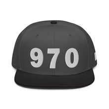 Load image into Gallery viewer, 970 Area Code Snapback Hat