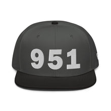 Load image into Gallery viewer, 951 Area Code Snapback Hat