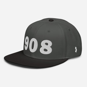 908 Area Code Snapback Hat