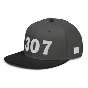 307 Area Code Snapback Hat