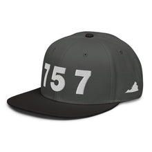 Load image into Gallery viewer, 757 Area Code Snapback Hat