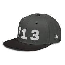 Load image into Gallery viewer, 713 Area Code Snapback Hat