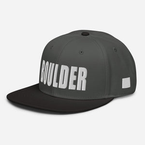 Boulder Colorado Snapback Hat