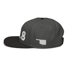 Load image into Gallery viewer, 918 Area Code Snapback Hat