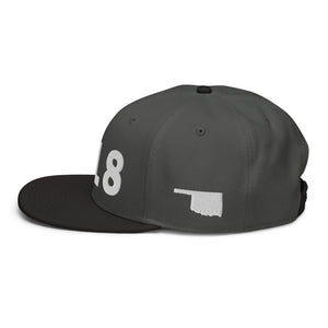 918 Area Code Snapback Hat