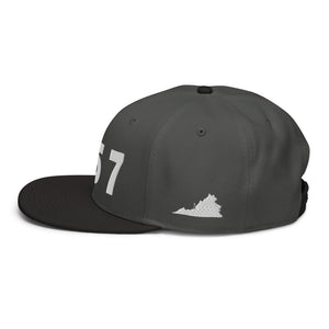 757 Area Code Snapback Hat