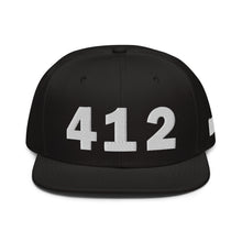 Load image into Gallery viewer, 412 Area Code Snapback Hat