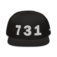 Load image into Gallery viewer, 731 Area Code Snapback Hat