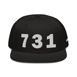 731 Area Code Snapback Hat