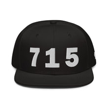 Load image into Gallery viewer, 715 Area Code Snapback Hat