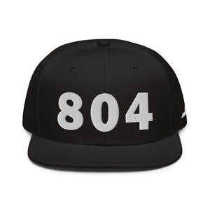 804 Area Code Snapback Hat