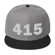 Load image into Gallery viewer, 415 Area Code Snapback Hat