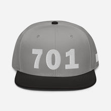 Load image into Gallery viewer, 701 Area Code Snapback Hat