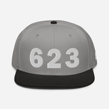 Load image into Gallery viewer, 623 Area Code Snapback Hat