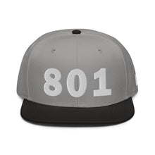 Load image into Gallery viewer, 801 Area Code Snapback Hat