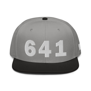 641 Area Code Snapback Hat