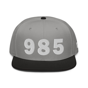 985 Area Code Snapback Hat