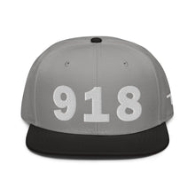 Load image into Gallery viewer, 918 Area Code Snapback Hat