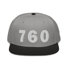 Load image into Gallery viewer, 760 Area Code Snapback Hat