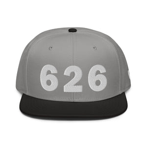 626 Area Code Snapback Hat