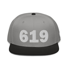 Load image into Gallery viewer, 619 Area Code Snapback Hat