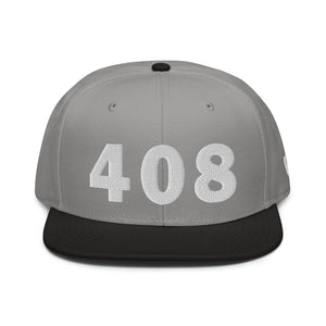 408 Area Code Snapback Hat