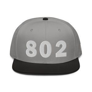 802 Area Code Snapback Hat