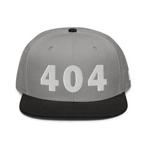 404 Area Code Snapback Hat