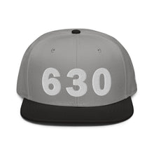 Load image into Gallery viewer, 630 Area Code Snapback Hat