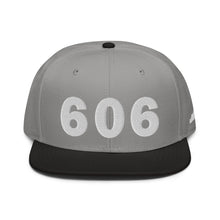 Load image into Gallery viewer, 606 Area Code Snapback Hat