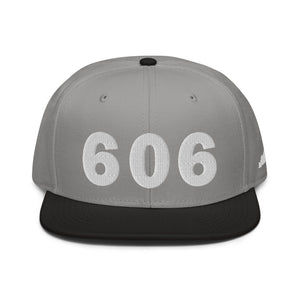 606 Area Code Snapback Hat