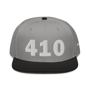 410 Area Code Snapback Hat