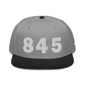 845 Area Code Snapback Hat