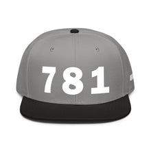 Load image into Gallery viewer, 781 Area Code Snapback Hat