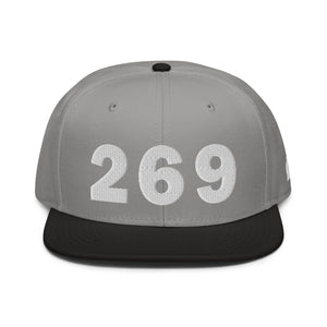 269 Area Code Snapback Hat